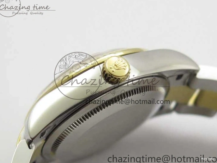 MiroTime 0520 ModernLook Datejust 31mm 278273 SS YG BP Maker Best Edition White MOP Diamonds Dial on SS YG Oyster Bracelet 2723